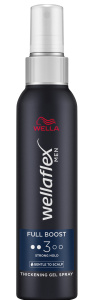 Wella Wellaflex Men Full Boost Strong Thickening Gel Spray (150mL) 