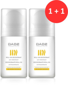 BABÉ Roll-On Deodorant Antiperspirant 1+1 (2x50mL)