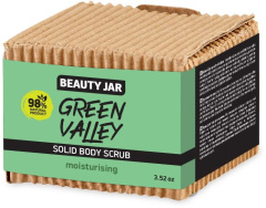 Beauty Jar Solid Body Scrub Green Valley (100g)