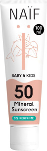 Naïf Mineral Sunscreen 0% Perfume for Baby & Kids SPF50 (100mL)